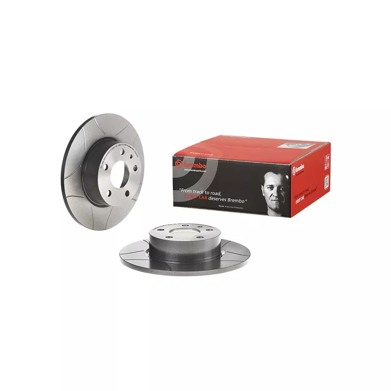 Jeu de 2 disques de frein arrière BREMBO 08.3126.76