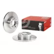 Jeu de 2 disques de frein avant BREMBO 08.3136.14 - Visuel 1