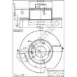 Jeu de 2 disques de frein avant BREMBO 08.3712.10 - Visuel 2
