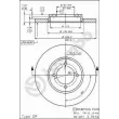 Jeu de 2 disques de frein avant BREMBO 08.3774.10 - Visuel 2