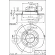Jeu de 2 disques de frein avant BREMBO 08.3962.10 - Visuel 2