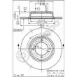 Jeu de 2 disques de frein avant BREMBO 08.3965.20 - Visuel 2