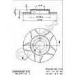 Jeu de 2 disques de frein avant BREMBO 08.4177.75 - Visuel 2