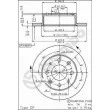 Jeu de 2 disques de frein avant BREMBO 08.4283.20 - Visuel 2