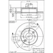 Jeu de 2 disques de frein avant BREMBO 08.4284.20 - Visuel 2