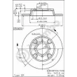 Jeu de 2 disques de frein avant BREMBO 08.4413.10 - Visuel 2