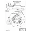 Jeu de 2 disques de frein avant BREMBO 08.4414.10 - Visuel 2