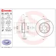 Jeu de 2 disques de frein avant BREMBO 08.4475.10 - Visuel 2
