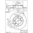 Jeu de 2 disques de frein avant BREMBO 08.4480.10 - Visuel 2