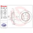 Jeu de 2 disques de frein arrière BREMBO 08.4487.10 - Visuel 2