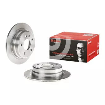Jeu de 2 disques de frein arrière BREMBO 08.4487.10