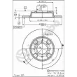 Jeu de 2 disques de frein avant BREMBO 08.4501.10 - Visuel 2