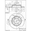 Jeu de 2 disques de frein avant BREMBO 08.4504.10 - Visuel 2