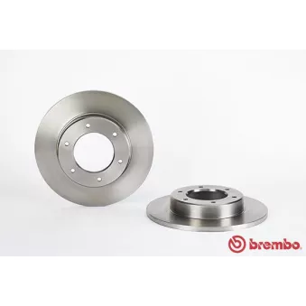 Jeu de 2 disques de frein avant BREMBO 08.4504.10
