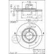 Jeu de 2 disques de frein avant BREMBO 08.4505.20 - Visuel 2