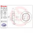 Jeu de 2 disques de frein arrière BREMBO 08.4738.24 - Visuel 2