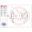 Jeu de 2 disques de frein avant BREMBO 08.4775.14 - Visuel 2