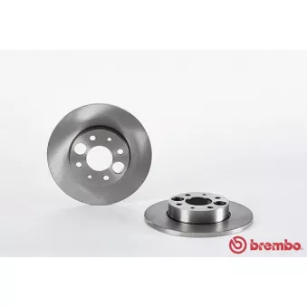 Jeu de 2 disques de frein arrière BREMBO 08.4917.20