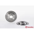 Jeu de 2 disques de frein arrière BREMBO 08.4931.10 - Visuel 1
