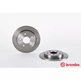Jeu de 2 disques de frein arrière BREMBO 08.4931.10