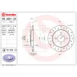 Jeu de 2 disques de frein arrière BREMBO 08.4931.2X - Visuel 2
