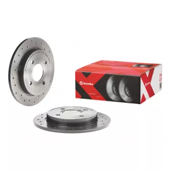 Jeu de 2 disques de frein arrière BREMBO 08.4931.2X