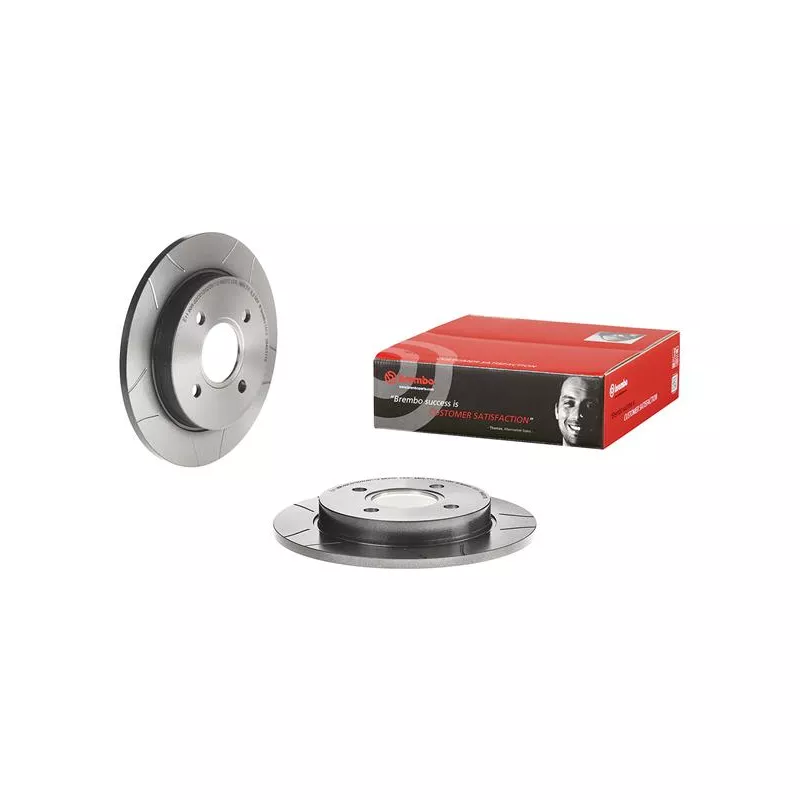 Jeu de 2 disques de frein arrière BREMBO 08.4931.76