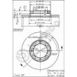 Jeu de 2 disques de frein avant BREMBO 08.4974.10 - Visuel 2