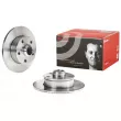 Jeu de 2 disques de frein arrière BREMBO 08.5005.20 - Visuel 1