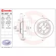 Jeu de 2 disques de frein arrière BREMBO 08.5037.10 - Visuel 2