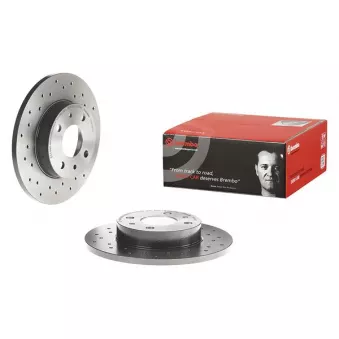 Jeu de 2 disques de frein arrière BREMBO