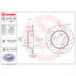 Jeu de 2 disques de frein arrière BREMBO 08.5178.3X - Visuel 2