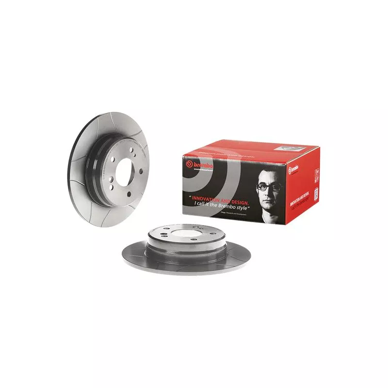 Jeu de 2 disques de frein arrière BREMBO 08.5178.77