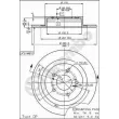 Jeu de 2 disques de frein arrière BREMBO 08.5295.10 - Visuel 2