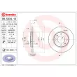 Jeu de 2 disques de frein arrière BREMBO 08.5334.10 - Visuel 2