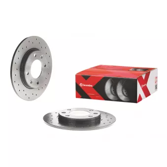 Jeu de 2 disques de frein arrière BREMBO 08.5334.1X