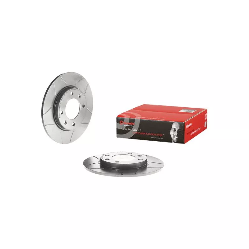 Jeu de 2 disques de frein arrière BREMBO 08.5334.75
