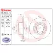 Jeu de 2 disques de frein avant BREMBO 08.5347.11 - Visuel 2