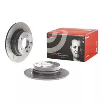 Jeu de 2 disques de frein arrière BREMBO 08.5366.76