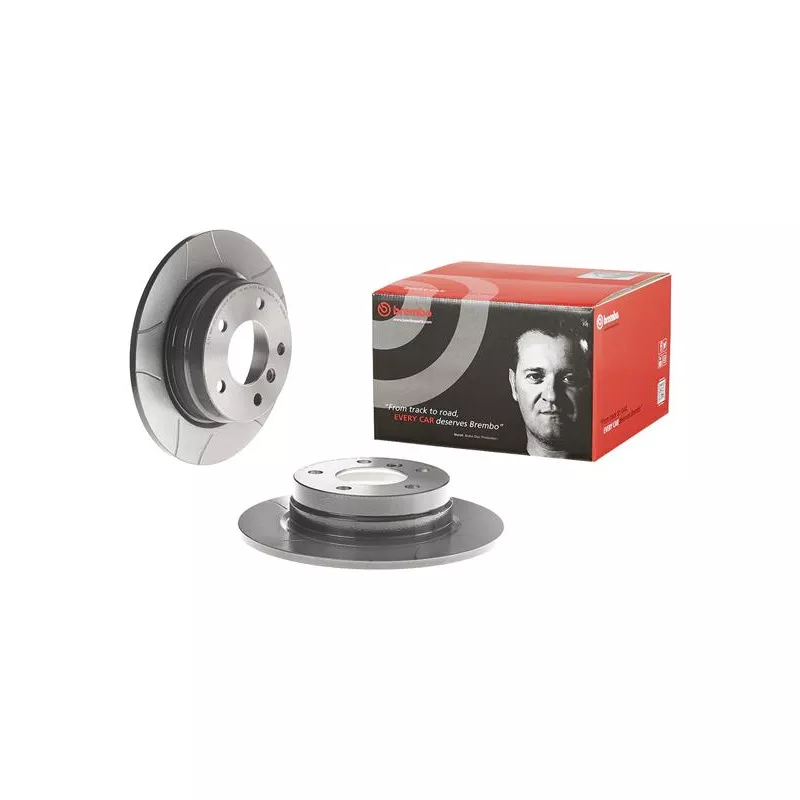 Jeu de 2 disques de frein arrière BREMBO 08.5366.76