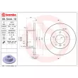 Jeu de 2 disques de frein avant BREMBO 08.5444.10 - Visuel 2