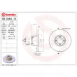 Jeu de 2 disques de frein avant BREMBO 08.5464.10 - Visuel 2