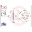Jeu de 2 disques de frein avant BREMBO 08.5497.10 - Visuel 2