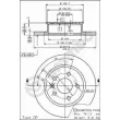 Jeu de 2 disques de frein avant BREMBO 08.5501.10 - Visuel 2
