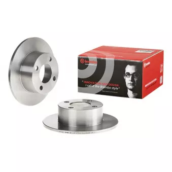 Jeu de 2 disques de frein arrière BREMBO 08.5510.10