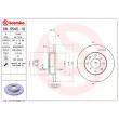Jeu de 2 disques de frein avant BREMBO 08.5545.10 - Visuel 2