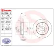 Jeu de 2 disques de frein arrière BREMBO 08.5582.10 - Visuel 2
