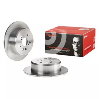 Jeu de 2 disques de frein arrière BREMBO 08.5625.40