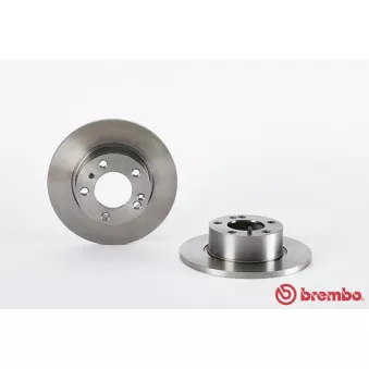 Jeu de 2 disques de frein arrière BREMBO 08.5636.10