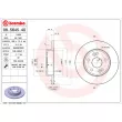 Jeu de 2 disques de frein arrière BREMBO 08.5645.40 - Visuel 2